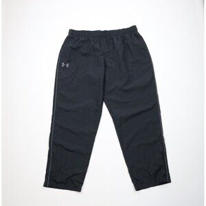 Under Armour Mens 2XL XXL Loose Fit Lined Wide Leg Reflective Windbreaker Pants